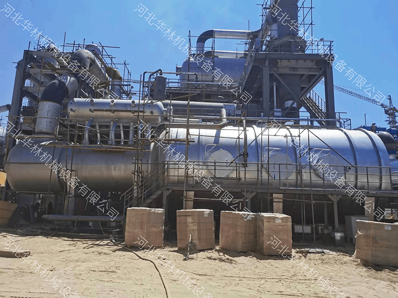 寧夏廢熱鍋爐項目現(xiàn)場